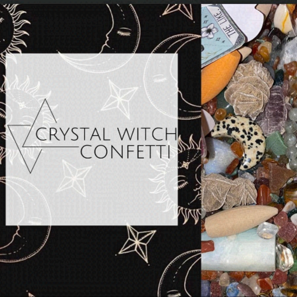𝅺crystal Witch Confetti 1/2 Cup